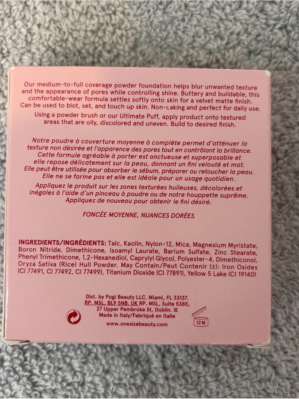 ONE/SIZE Turn Up The Base Versatile Foundation Powder Medium 4 (G) NWB!!!